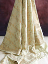 Banarasee Art Silk Zari Design Salwar Kameez With Dupatta Set-Light Green