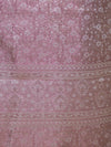 Banarasee Tissue Zari Weaving Salwar Kameez Fabric With Dupatta Set-Light Pink