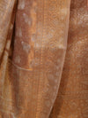 Banarasee Tissue Zari Weaving Salwar Kameez Fabric With Dupatta Set-Rust