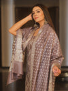 Banarasee Cotton Silk Zari Work Salwar Kameez Fabric With Dupatta-Mouve