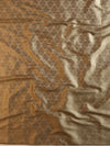 Banarasee Resham Cotton Salwar Kameez Fabric With Dupatta Set-Brown & Green