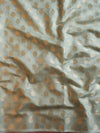 Banarasee Semi-Silk Salwar Kameez Fabric With Dupatta Set-Blue & Green