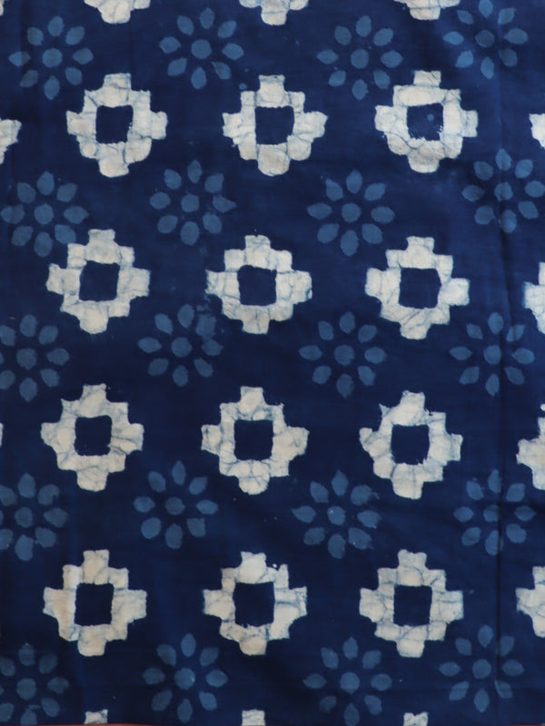 Handloom Gotapattti Mul Cotton Handblock Printed Suit Set-Blue