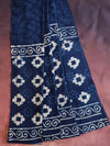 Handloom Gotapattti Mul Cotton Handblock Printed Suit Set-Blue