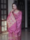 Banarasee Art Silk Resham Design Salwar Kameez With Dupatta Set-Salmon Pink