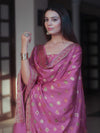Banarasee Art Silk Resham Design Salwar Kameez With Dupatta Set-Salmon Pink