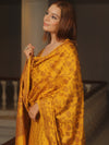 Banarasee Cotton Salwar Kameez Fabric With Dupatta & Resham Zari-Yellow