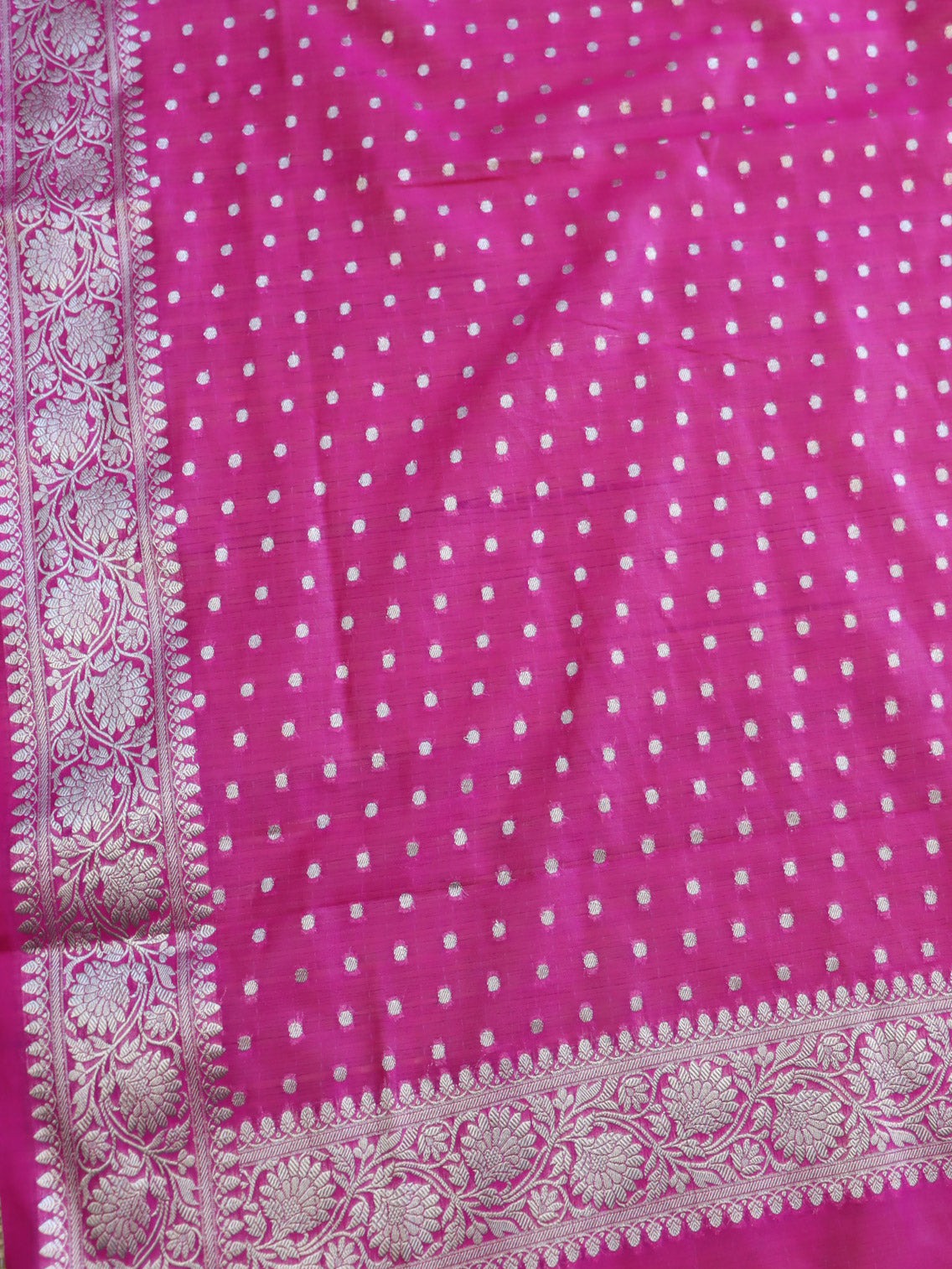 Banarasee Georgette Salwar Kameez Fabric With Dupatta Set-Pink