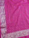 Banarasee Georgette Salwar Kameez Fabric With Dupatta Set-Pink