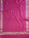 Banarasee Georgette Salwar Kameez Fabric With Dupatta Set-Pink