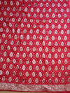 Banarasee Georgette Salwar Kameez Fabric With Dupatta Set-Red