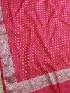 Banarasee Georgette Salwar Kameez Fabric With Dupatta Set-Red