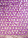Banarasee Georgette Salwar Kameez Fabric With Dupatta Set-Lavender