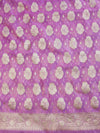 Banarasee Georgette Salwar Kameez Fabric With Dupatta Set-Lavender