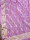 Banarasee Georgette Salwar Kameez Fabric With Dupatta Set-Lavender