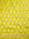 Banarasee Georgette Salwar Kameez Fabric With Dupatta Set-Yellow