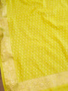 Banarasee Georgette Salwar Kameez Fabric With Dupatta Set-Yellow
