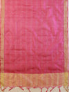 Banarasee Cotton Silk Salwar Kameez Ghichha Buti Fabric & Dupatta-Blue & Pink