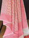 Banarasee Cotton Resham Work Dupatta-White