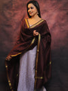 Banarasee Brocade Work Salwar Kameez Fabric & Plain Dupatta-Lavender & Wine