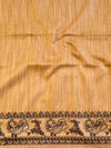 Pure Handloom Khadi Cotton Madhubani Print Salwar Kameez Dupatta Set-Beige