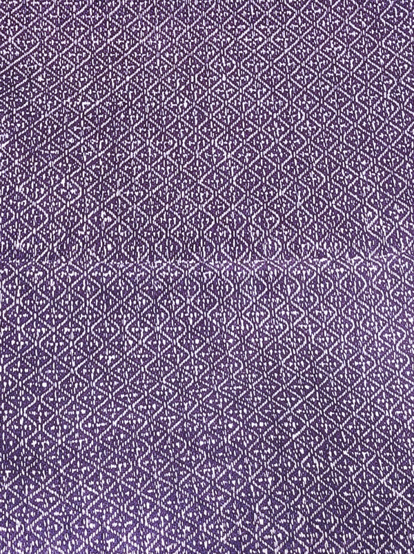 Banarasee Semi-Silk Resham Weaving Salwar Kameez Fabric With Dupatta Set-Purple