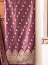 Banarasee Semi Katan Zari Work Salwar Kameez Fabric With Dupatta Set-Mauve