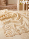 Banarasee Pure Organza Silk Saree With Floral Resham Embroidery-Cream