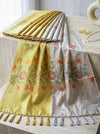 Banarasee Tissue Saree With Hand Embroidered Cutdana Work & Digital Prints-Gold & Silver