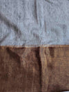 Banarasee Linen Tissue Metallic Shine Saree-Grey & Gold