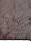 Banarasee Handwoven Semi Silk Saree With Zari Border-Wine