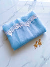 Banarasee Pure Organza Silk Saree With Floral Resham Embroidery-Light Blue