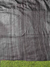Bhagalpuri Handloom Pure Tussar Silk Saree-Maroon & Black