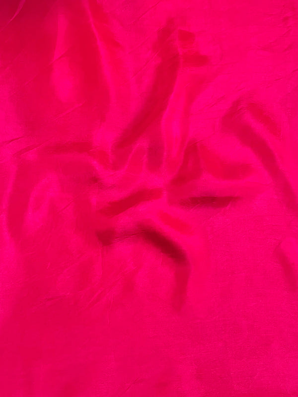 Banarasee Semi Silk Saree With Leheriya Design & Zari Border-Pink