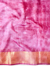 Bhagalpur Cotton Silk Ghichha Work Hand-Dyed Shibori Pattern Saree-Multicolor
