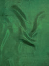 Banarasee Semi Silk Saree With Leheriya Design & Zari Border-Deep Green