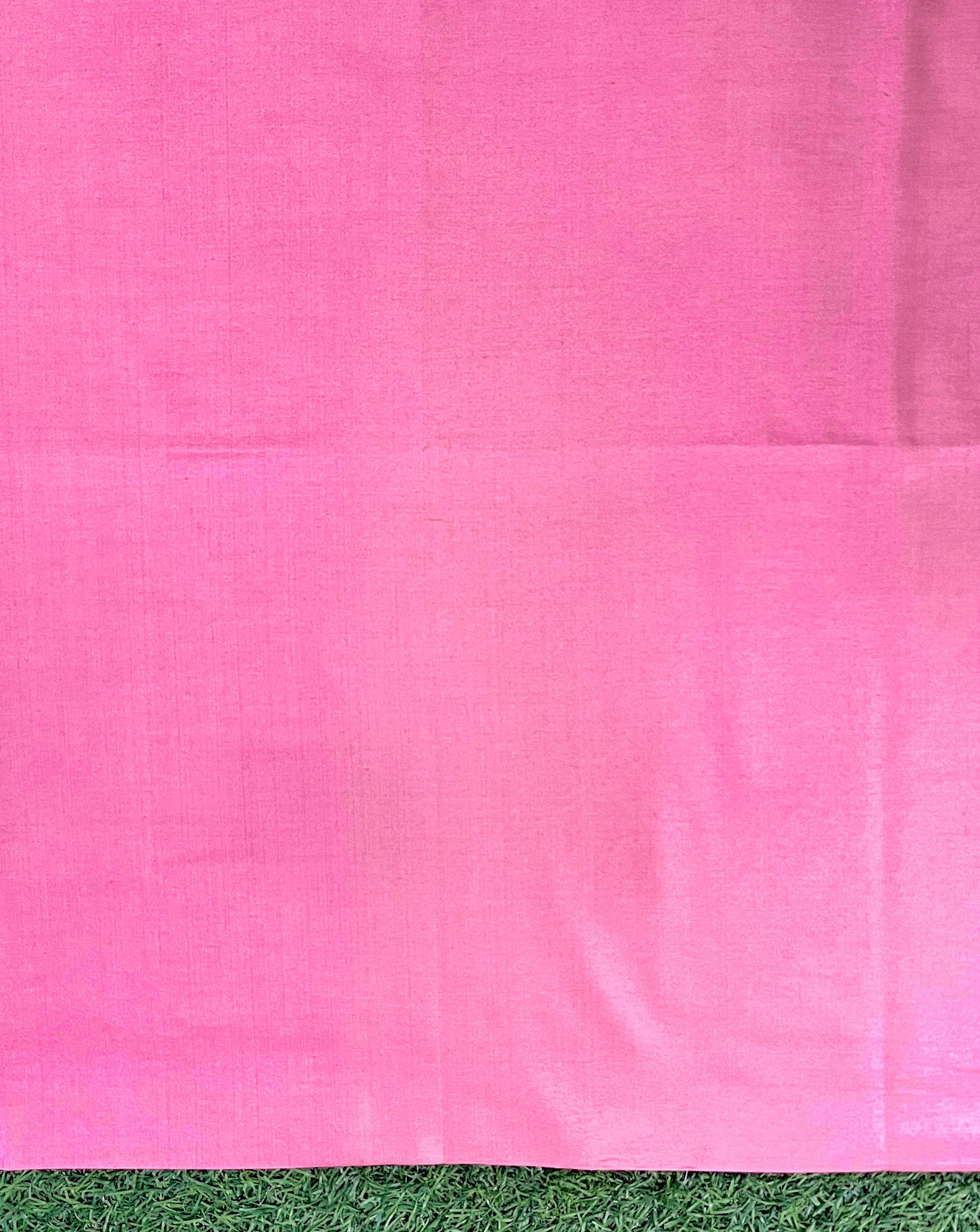 Banarasee Tissue Zari Work Salwar Kameez Fabric With Dupatta Set-Pink