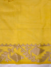 Banarasee Dual Color Organza Mix Saree With Zari Work-Yellow (Dual Tone)