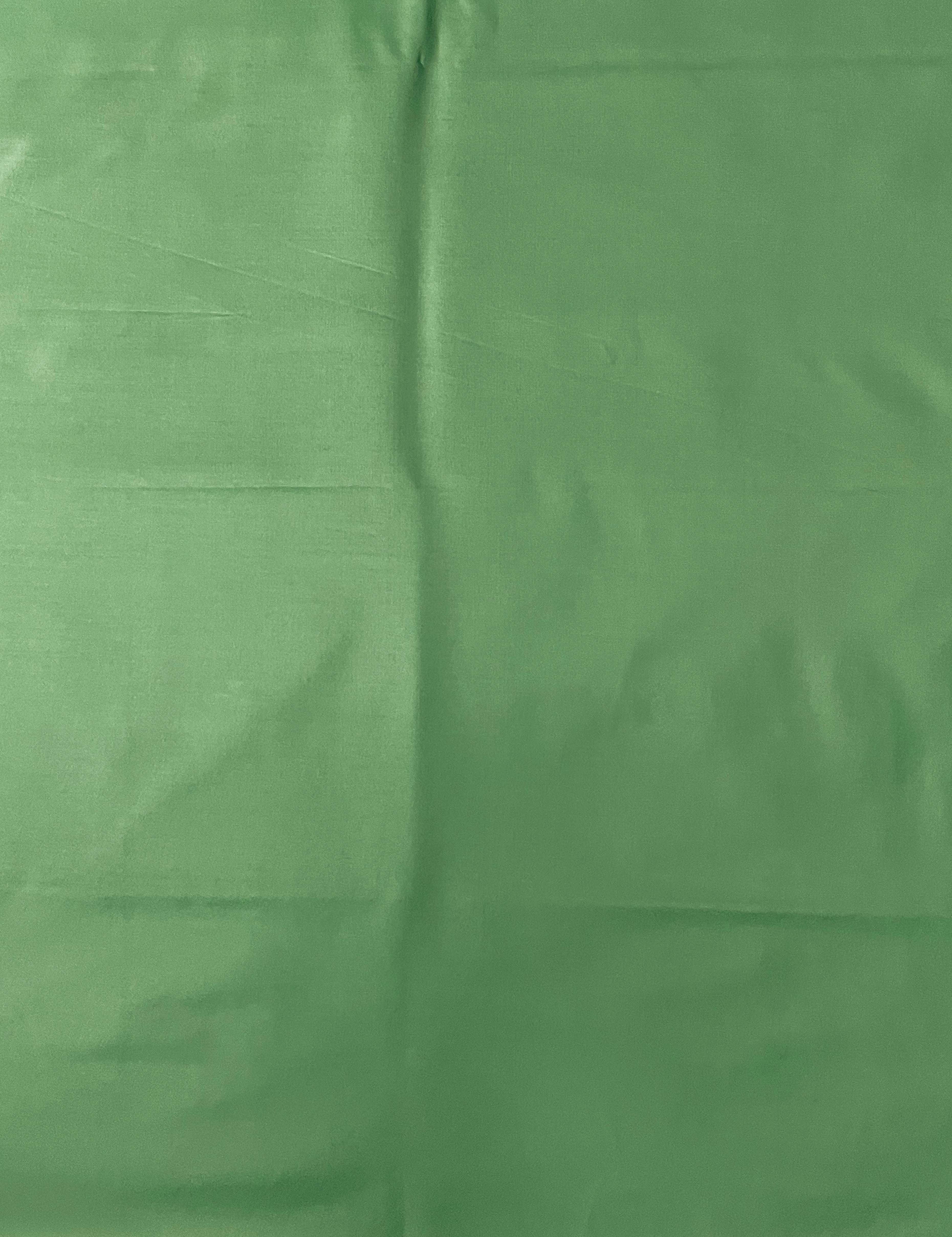 Banarasee Semi Katan Zari Work Salwar Kameez Fabric With Dupatta Set-Leaf Green