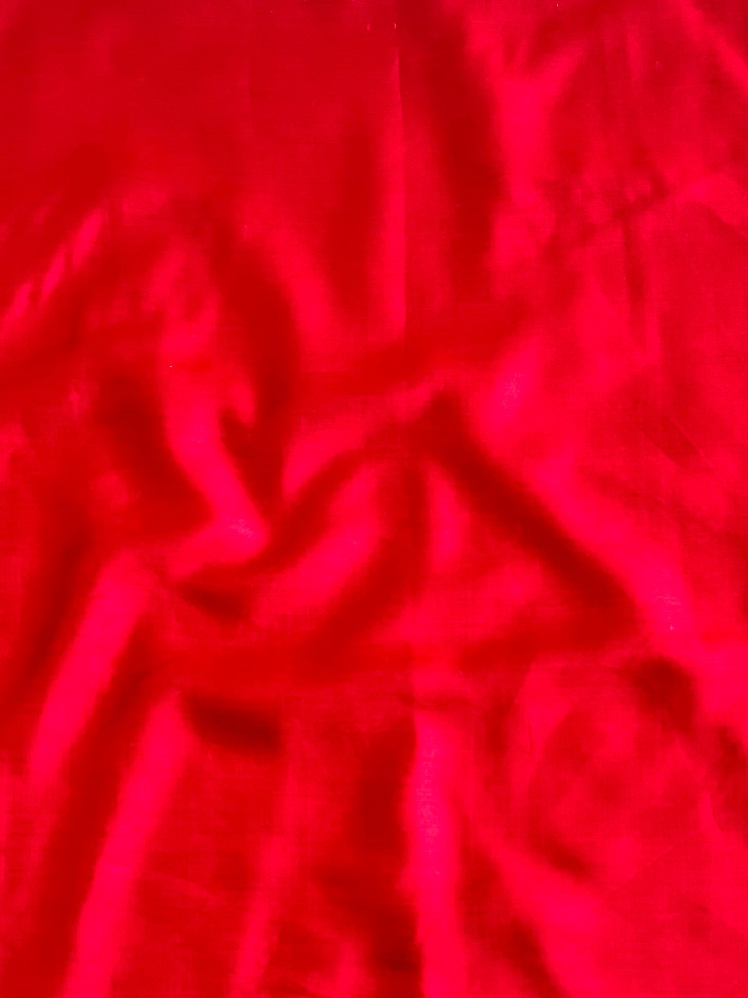 Banarasee Katan Silk Zari Work Salwar Kameez Fabric With Dupatta Set-Red