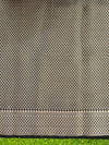 Banarasee Handloom Semi Silk Saree With Zari Buti Design & Lace Border-Black