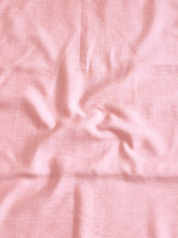 Banarasee Handloom Chanderi Cotton Zari Work Salwar Kameez Fabric With Dupatta Set-Pink