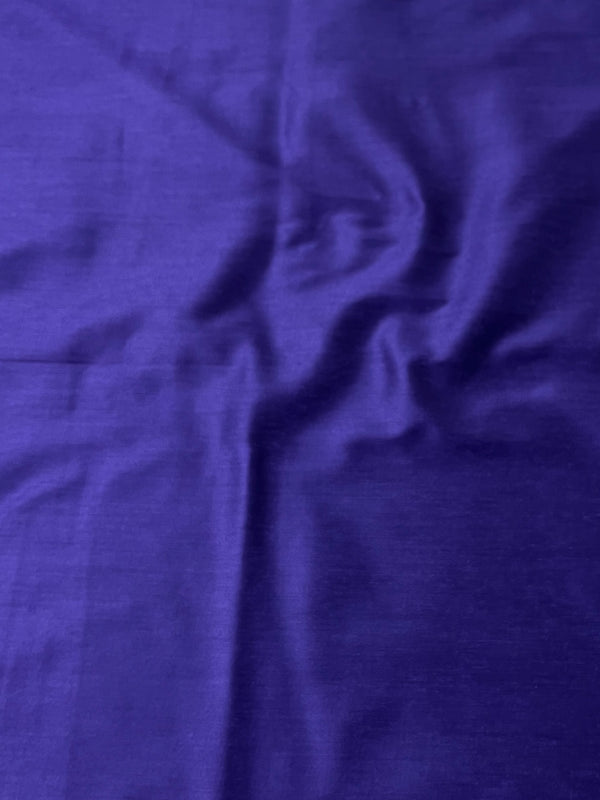 Banarasee Semi-Silk Zari & Resham Work Salwar Kameez Fabric With Dupatta Set-Royal Blue