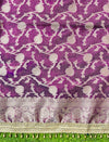 Banarasee Handwoven Tissue Saree With Embroidered Ghungroo Work-Violet