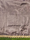 Banarasee Handwoven Tissue Saree With Handwoven Pearl Motifs & Lace-Mauve