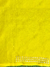 Banarasee Handwoven Organza Mix Saree With Mirror Work-Multicolor