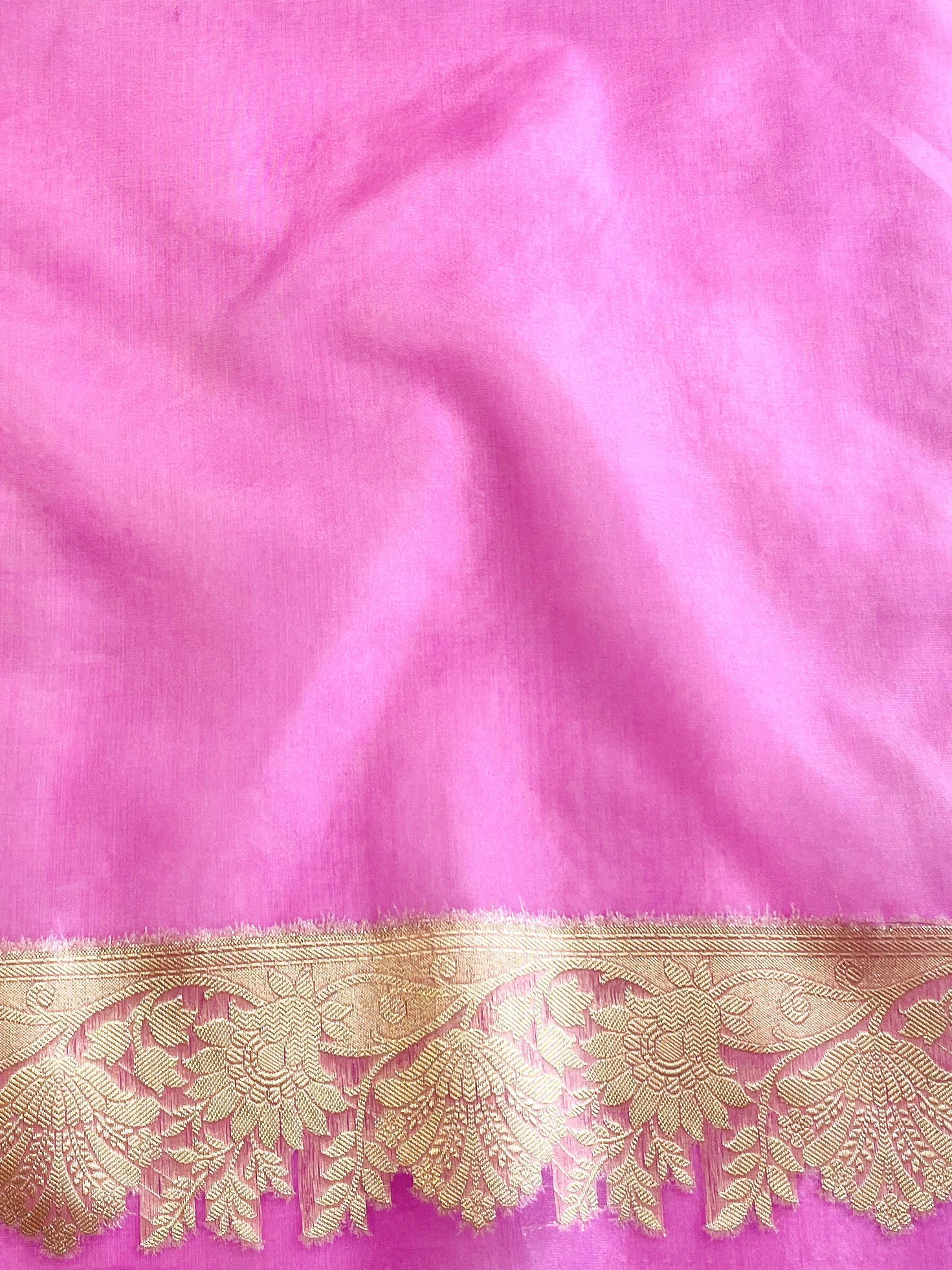 Banarasee Organza Saree With Sona Rupa Zari Buta Design Saree-Pink