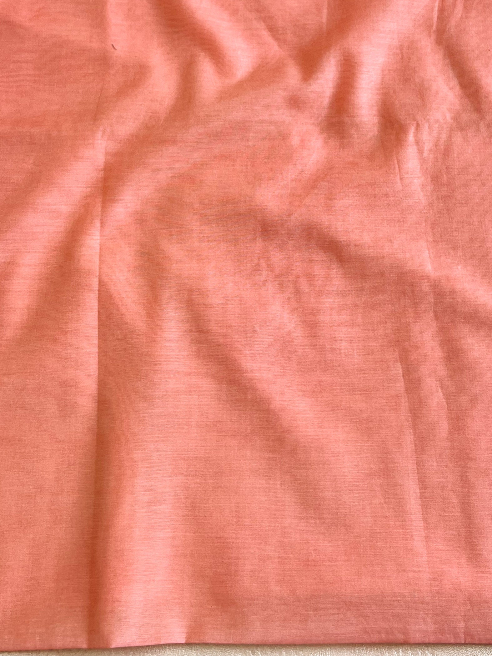 Banarasee Tissue Silk Salwar Kameez Fabric With Dupatta-Peach