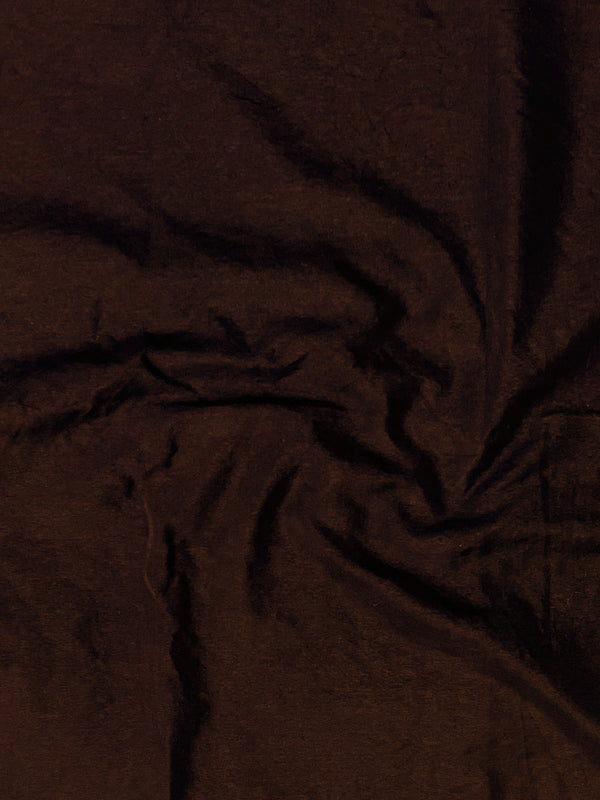 Banarasee Cotton Silk Zari Work Salwar Kameez Fabric With Plain Dupatta-Brown