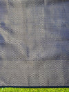Banarasee Handloom Plain Semi Silk Saree With Zari Border-Blue